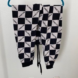 checkered sweats